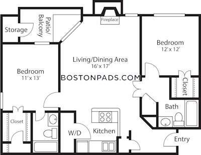 Quincy 2 Bed 2 Bath QUINCY  South Quincy - $2,885